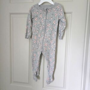 Petit Lem Gray and Pink Sleeper / Pajama
